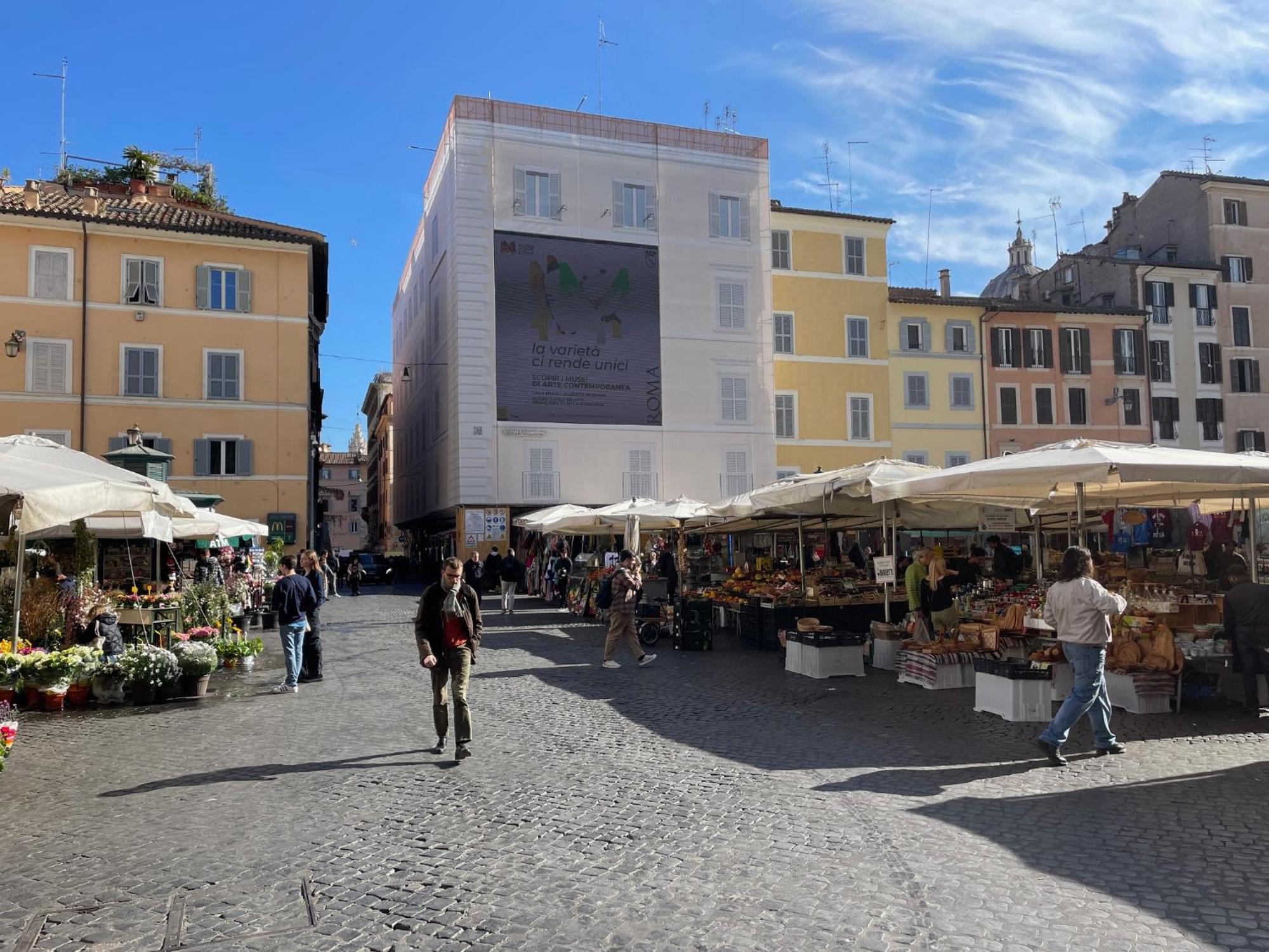 View On Campo De Fiori Irex Apartment Rom Exterior foto